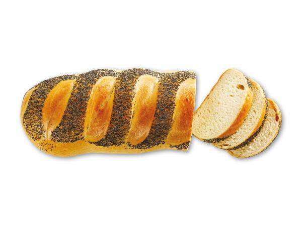 Rundt franskbrød eller softkernerugbrød