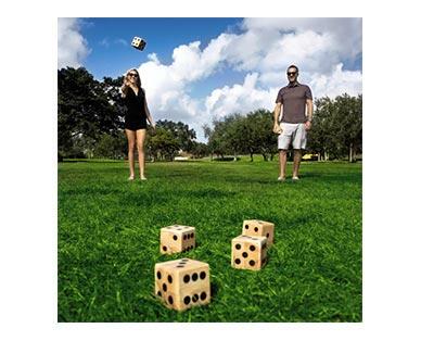 Crane 
 Wooden Dice or Ring Toss