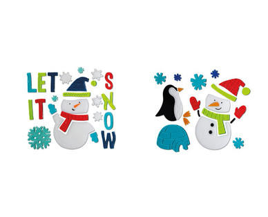 Merry Moments Holiday Gel Clings
