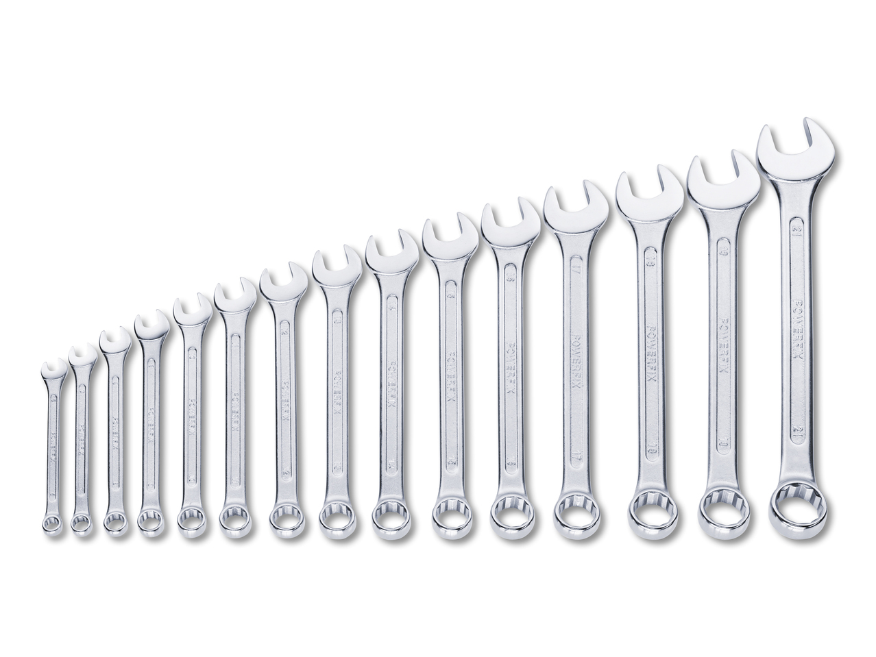 Set de clés mixtes, 15 pièces