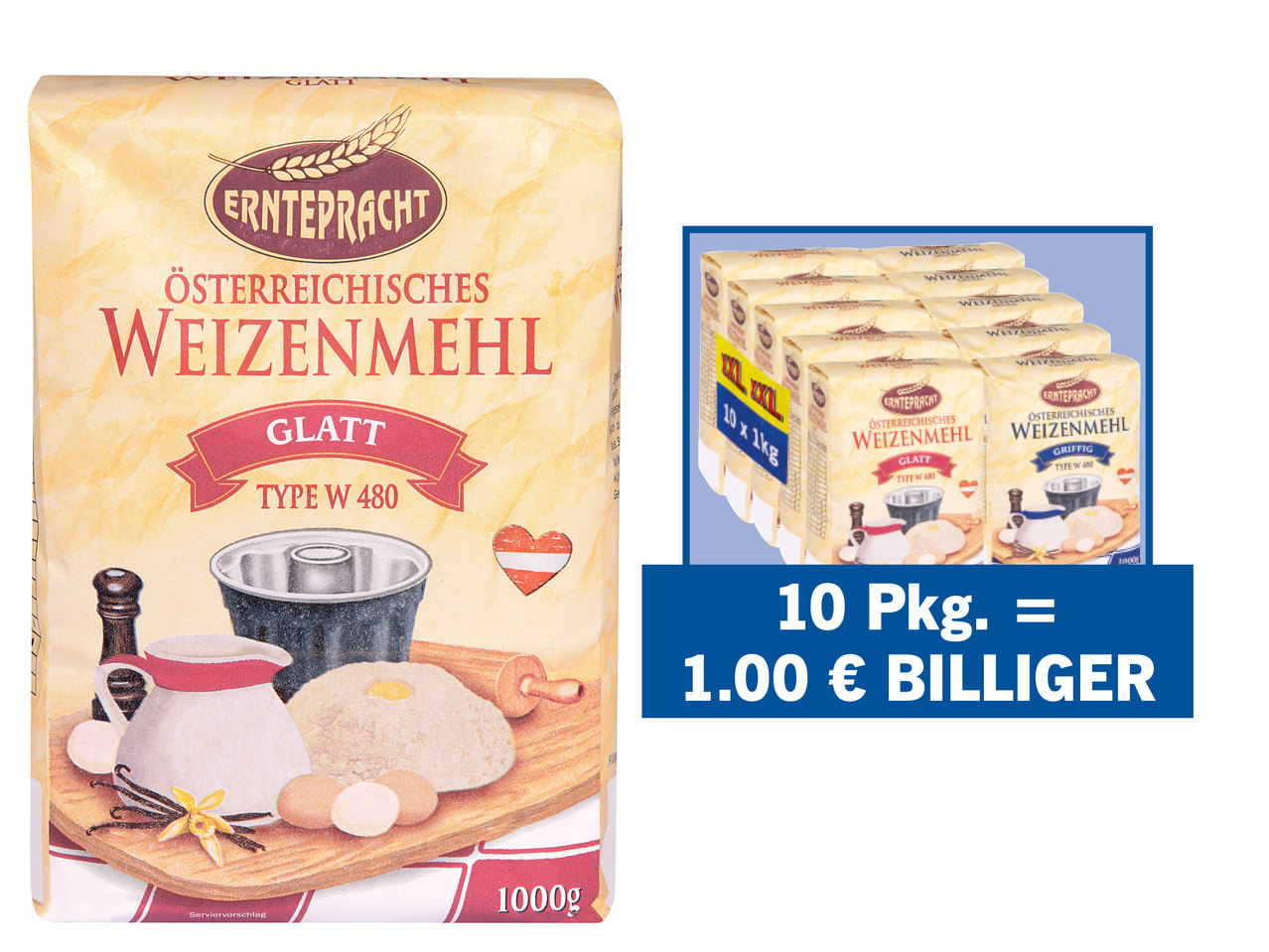 ERNTEPRACHT Weizenmehl