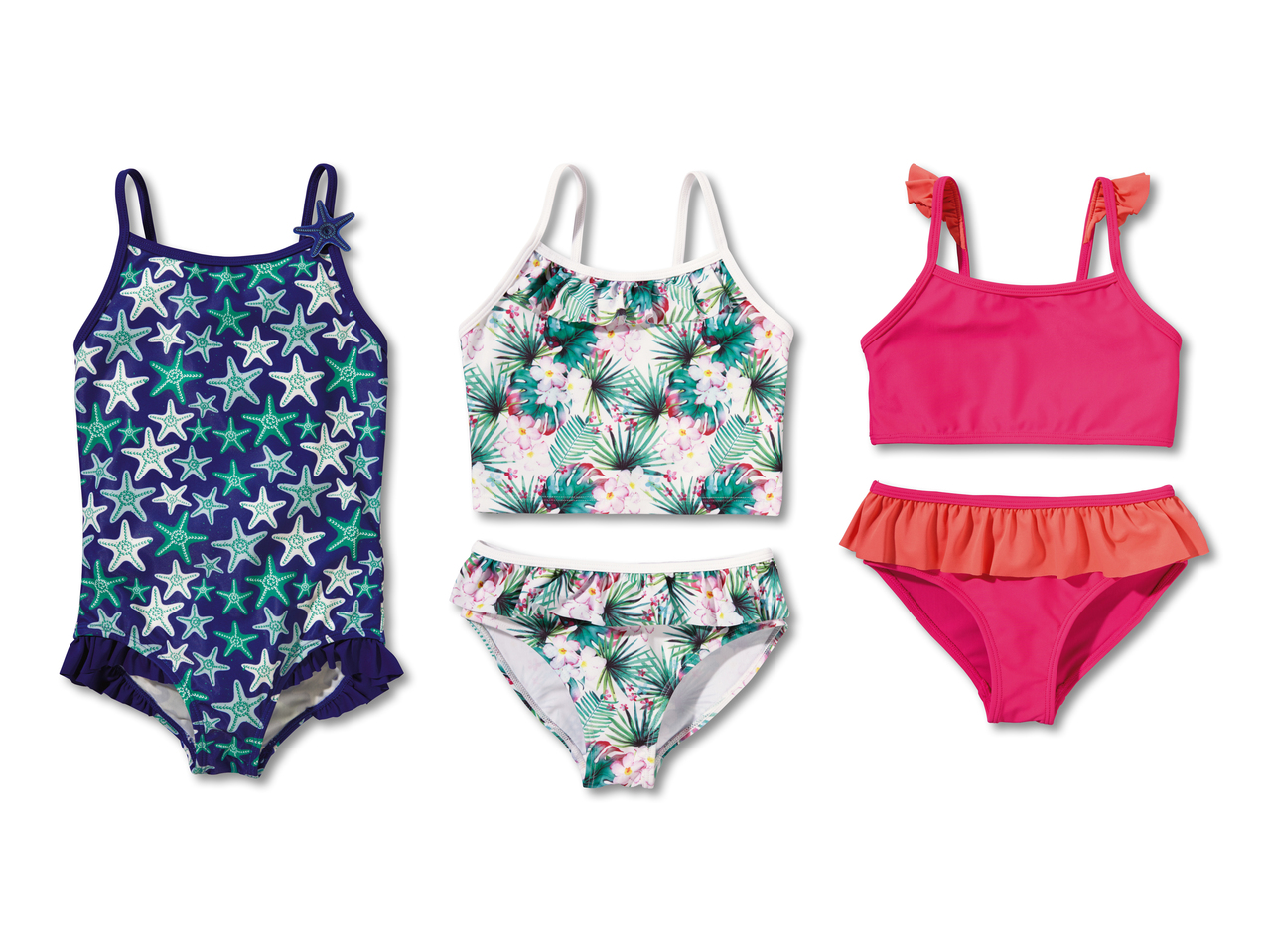 Maillot de bain/ tankini/ bikini pour fillette1