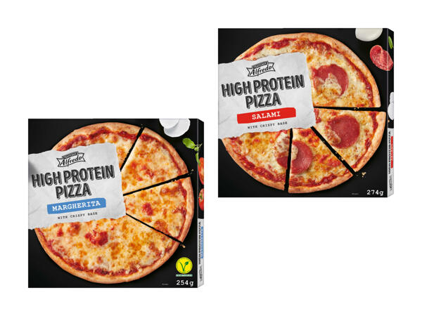 Pizza riche en protéines
