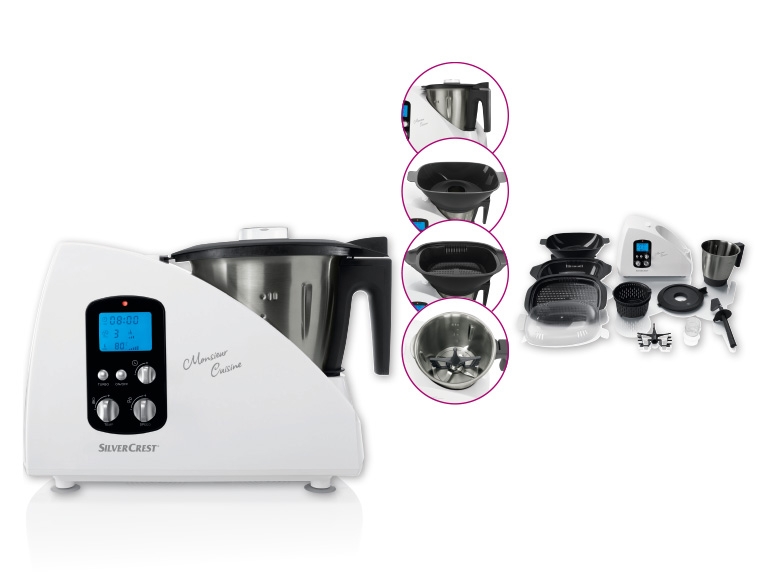 Silvercrest Kitchen Tools 1,000W Multi-Function Cooking Food Processor