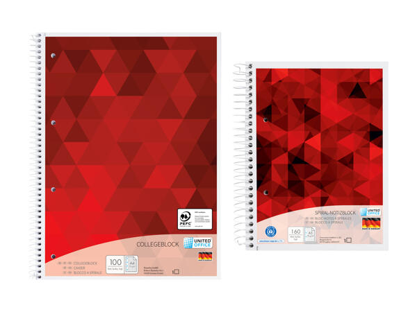Cahier/bloc-notes à spirale