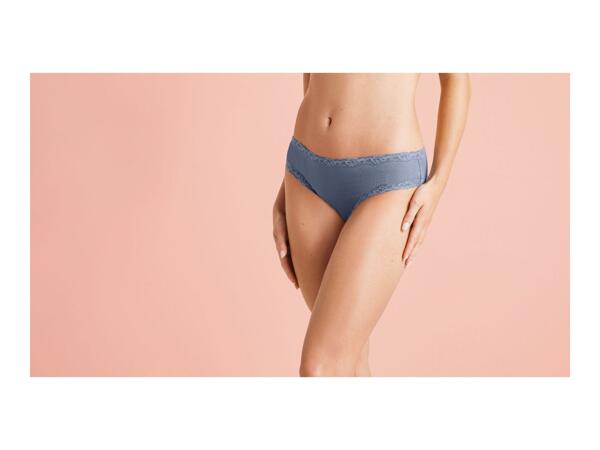 Esmara Ladies' Lace Trim Briefs - 5 Pack