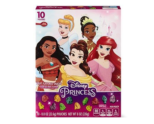 Betty Crocker 
 Princesses or Toy Story Fruit Snacks
