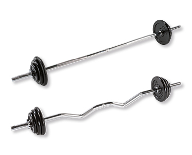 CRANE(R) Langhantel-/Curlstangen-Set