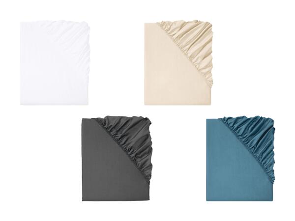 Drap-housse en satin