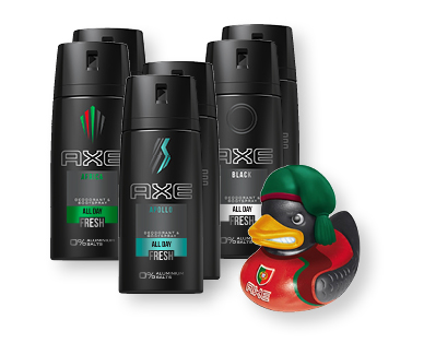 Déodorant en spray avec canard de bain AXE