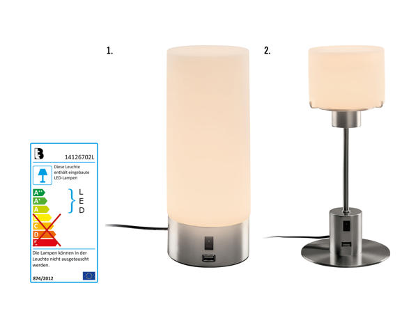 Lampe de table à LED (uniquement en Suisse romande)