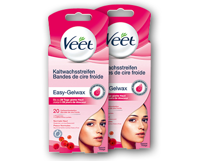 Bandes de cire froide pour le visage VEET