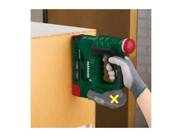 Parkside 20V Cordless Nail Gun/Tacker - Bare Unit