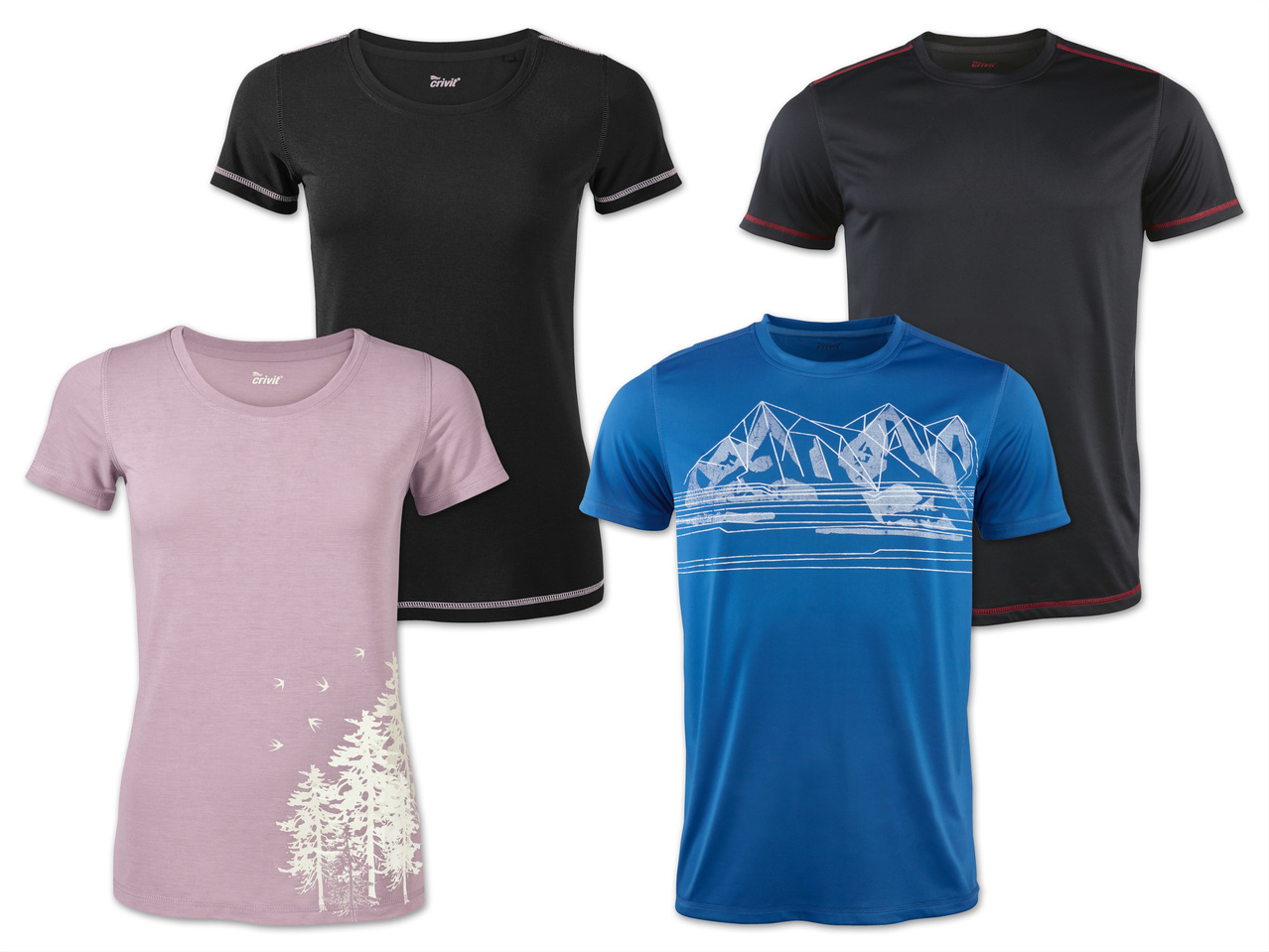 CRIVIT(R) Damen/Herren Trekkingshirt1
