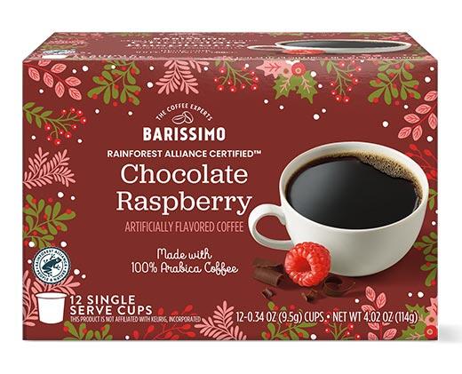 Barissimo Chocolate Raspberry or Peppermint Mocha Coffee Cups