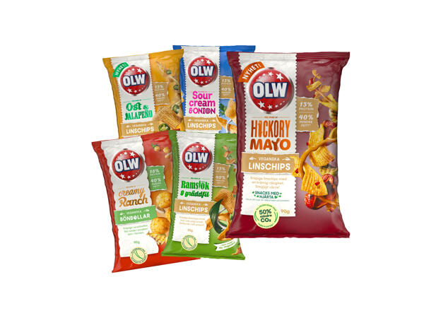 OLW linschips/bönbollar