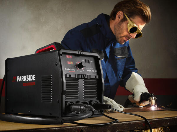 Plasmaschneider mit Kompressor