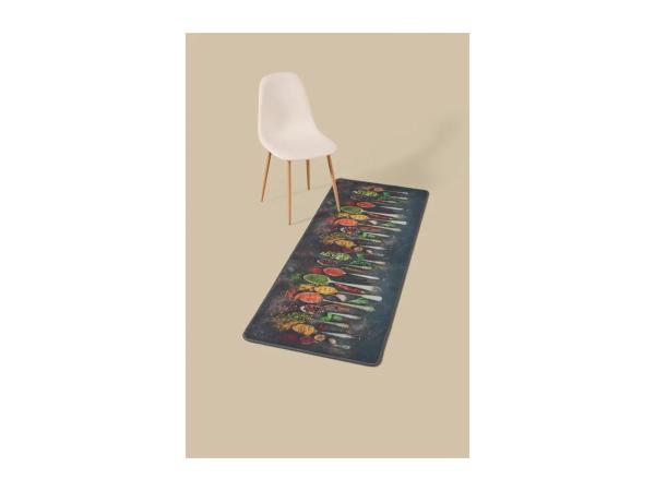 Kitchen Runner Mat With Spices Design