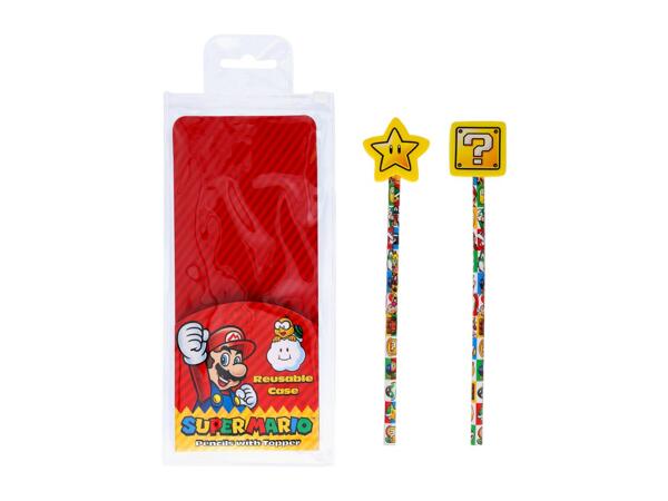 Super Mario Reusable Pencil Case Assortment
