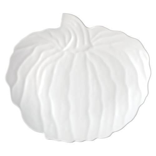 Harvest Serving Platter - White Pumpkin