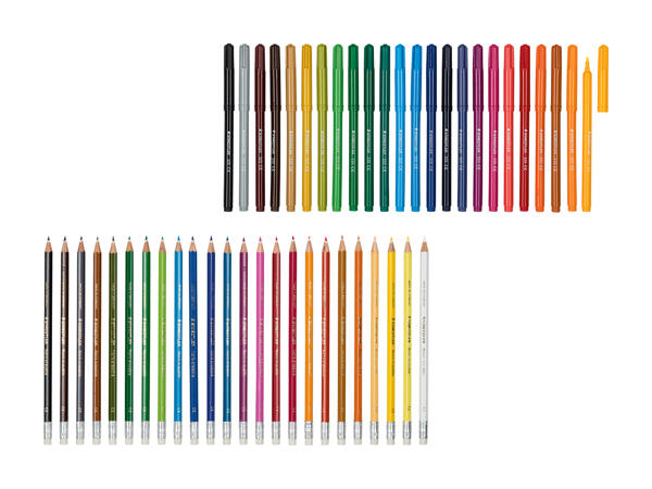 STAEDTLER(R) Farveblyant/Filtpen 24-pak