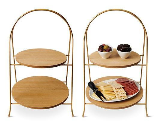 Huntington Home Tiered Tray