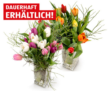 Bunter Tulpenstrauß