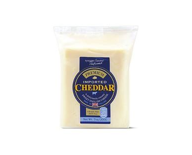 Happy Farms Preferred English Cheddar or White Stilton with Mango & Ginger