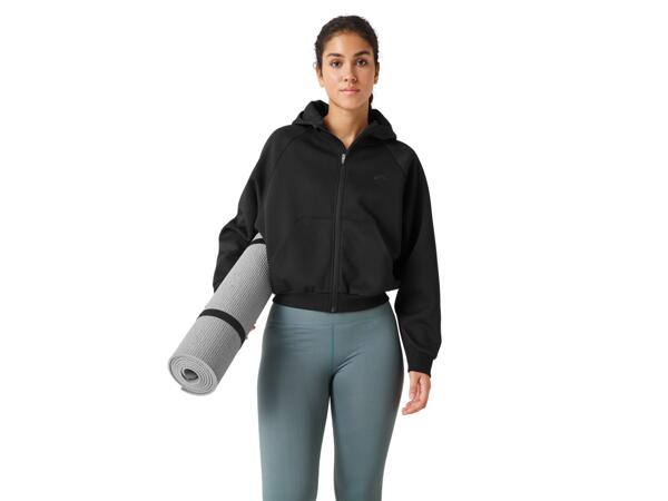 Ladies' zip through hoodie