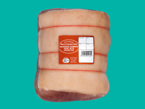 Birchwood Maple Cured Gammon Joint with Crackling