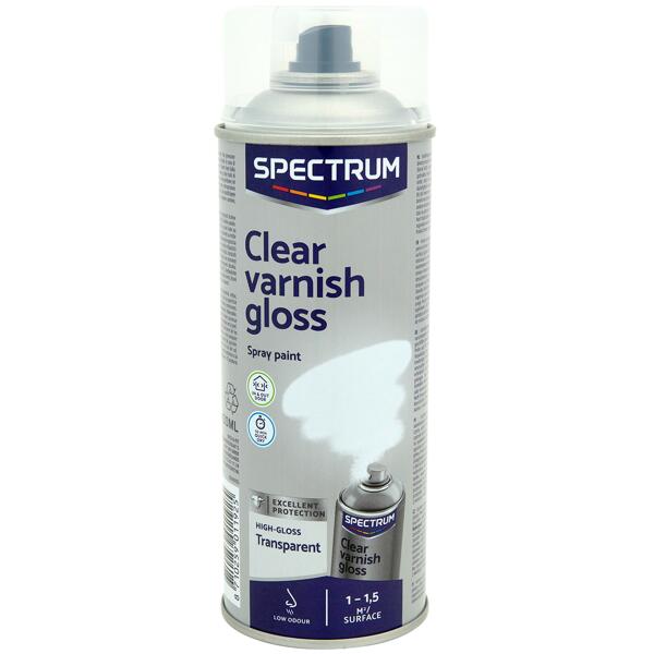 Spectrum hoogglans blanke lak spuitverf