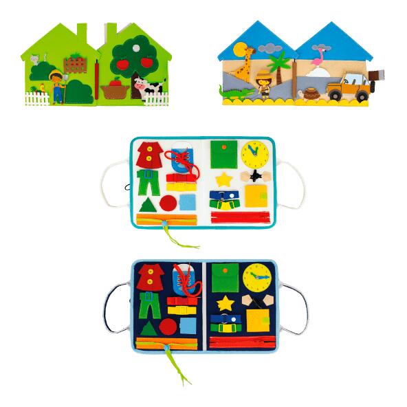 TOYLINO(R) 				Montessori-Lernmappe oder -Aktivitätenbuch