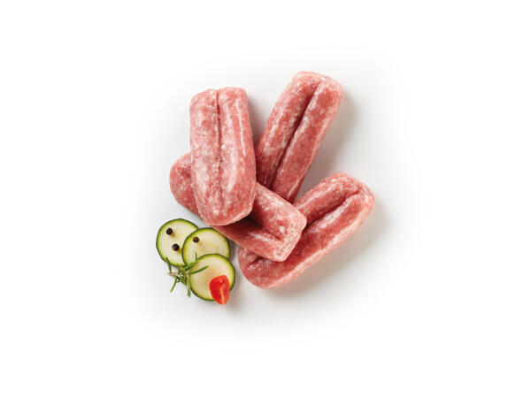 Flat Sausages with Turkey, Chicken and Pork