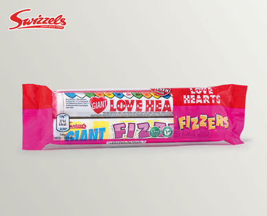 SWIZZELS Fizzers/Love Hearts Riesenrolle