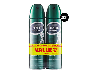 Brut Body Spray 2 x 150g