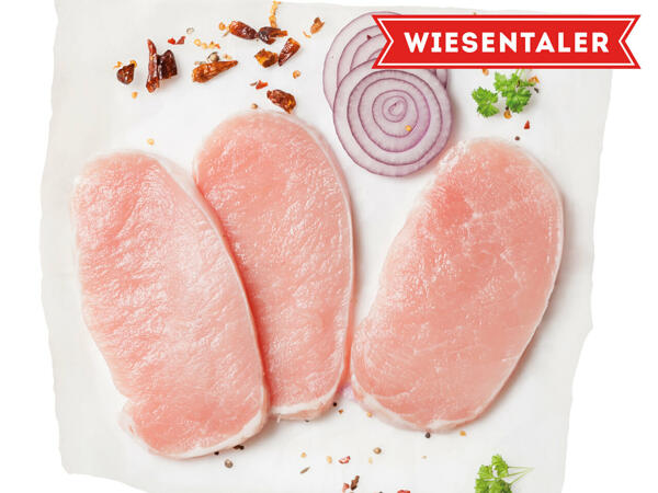 WIESENTALER Frische österreichische Karreesteaks extra dünn