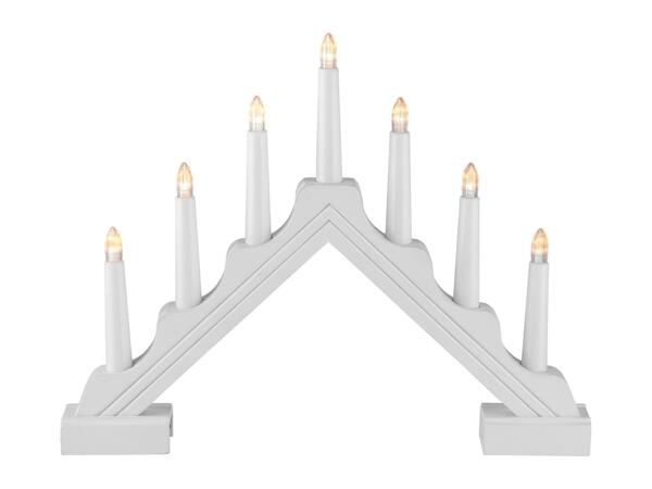 Livarno Home White LED Candle Bridge - Angled Arch