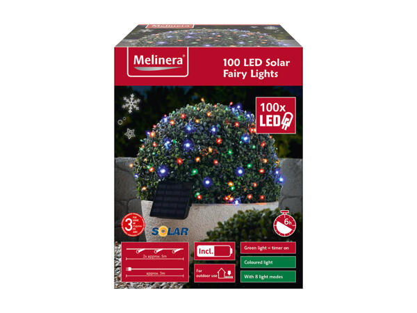 SOLÁRNÍ LED SVĚTELNÝ ŘETĚZ – 2 KUSY