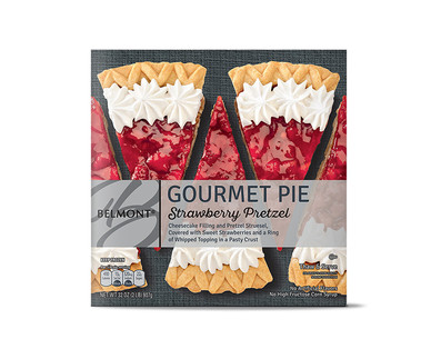 Belmont Strawberry Pretzel Pie