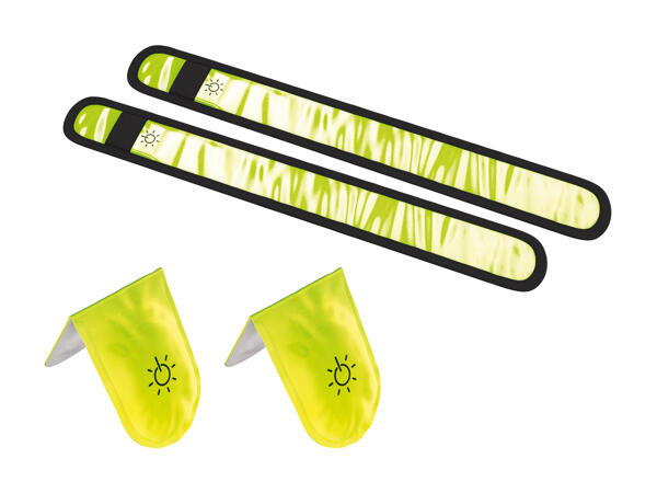 Lumières LED aimantées/bracelets snap à LED, lot de 2