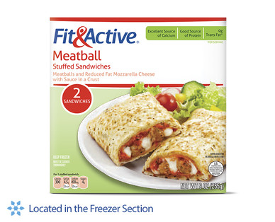 Fit & Active Lean Meatball Stuffed Sandwiches