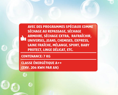 Sèche-linge à pompe à chaleur ELIN PREMIUM