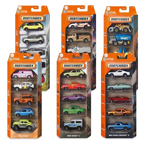 MATTEL Matchbox Geschenkset, 5-teilig