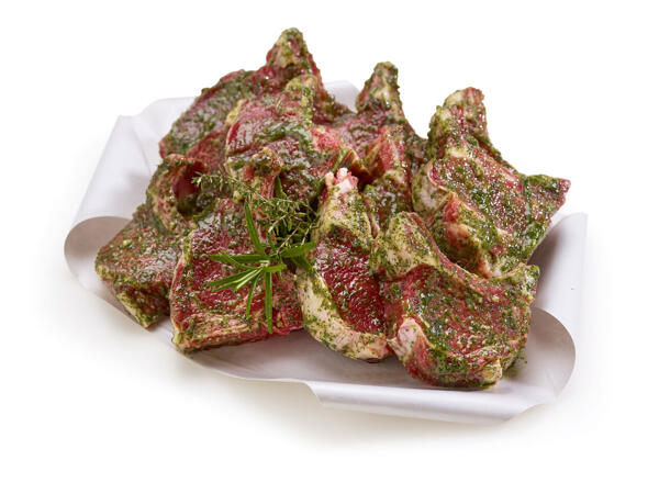 Côtes d'agneau marinées