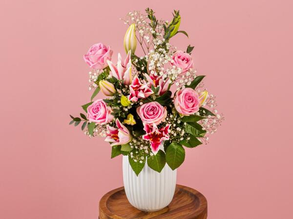 Premium Rose & Lily Bouquet