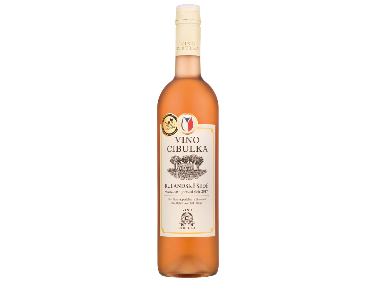 Rulandské Šedé oranžové Pozdní sběr 2017