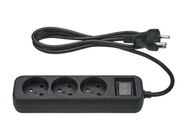 TRONIC(R) Stikdåse med 3 udtag