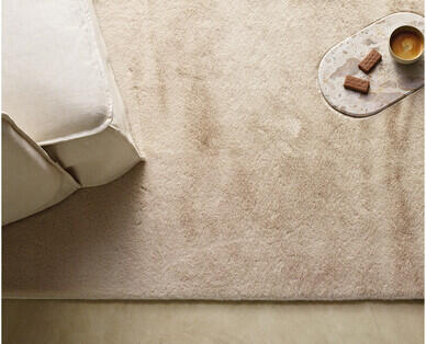 Faux Rabbit Fur Rug