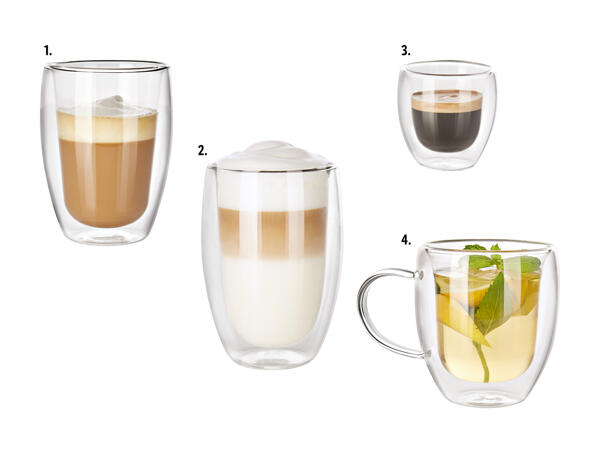 Verres à double paroi