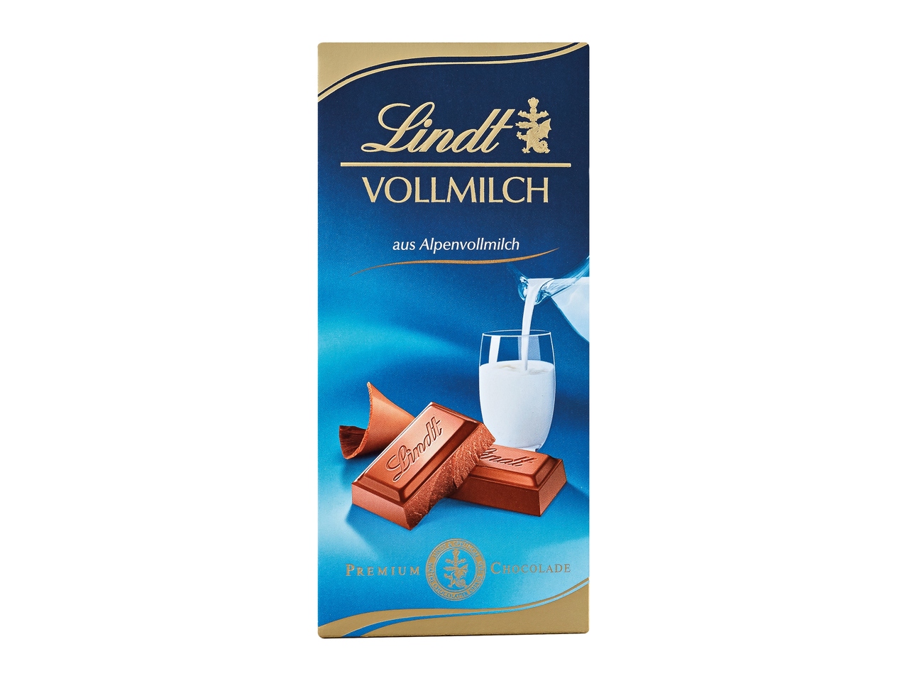Tablette de chocolat au lait entier Lindt